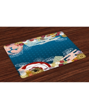Ambesonne Modern Place Mats Set of 4