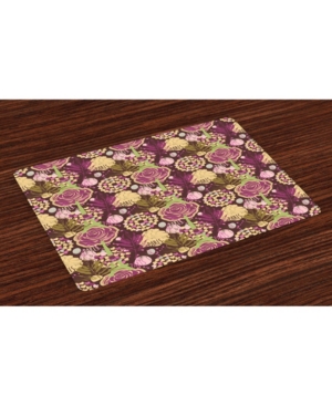 Ambesonne Modern Place Mats Set of 4