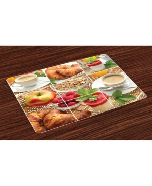 Ambesonne Coffee Place Mats Set of 4