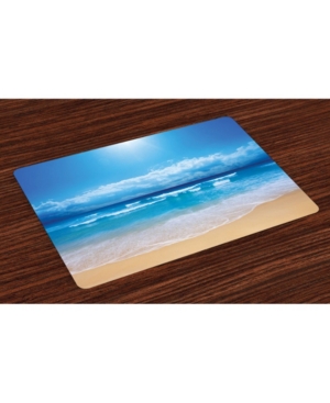 Ambesonne Beach Place Mats Set of 4
