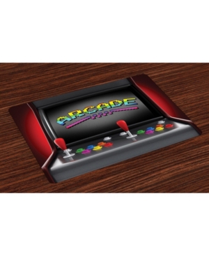 Ambesonne Video Games Place Mats Set of 4