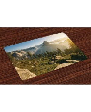 Ambesonne Yosemite Place Mats Set of 4