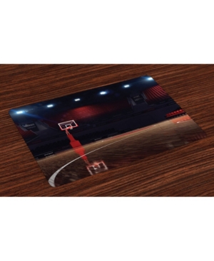 Ambesonne Basketball Place Mats Set of 4