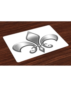 Ambesonne Fleur De Lis Place Mats Set of 4