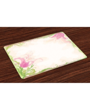 Ambesonne Place Mats Set of 4