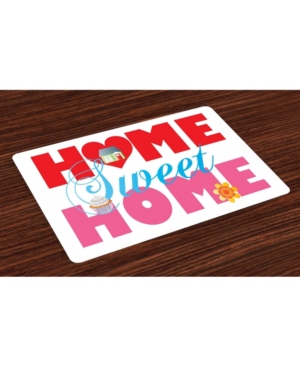Ambesonne Saying Place Mats Set of 4