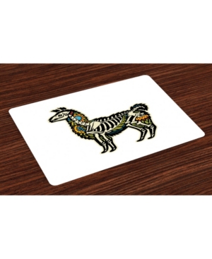 Ambesonne Llama Place Mats Set of 4