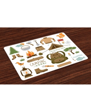 Ambesonne Adventure Place Mats Set of 4