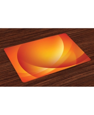 Ambesonne Place Mats Set of 4