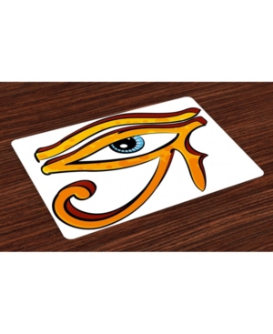 Ambesonne Eye Place Mats Set of 4