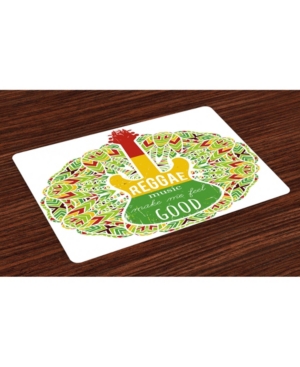Ambesonne Place Mats Set of 4
