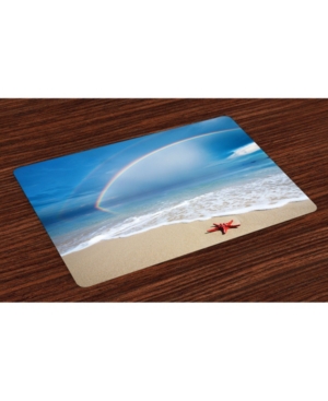 Ambesonne Starfish Place Mats Set of 4