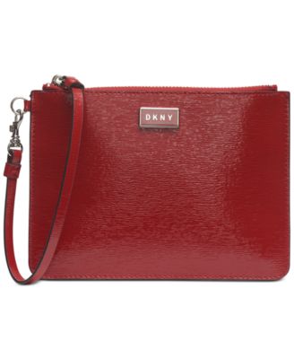 gigi red leather handbag