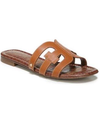 Bay Slip-On Flat Leather Casual Sandals