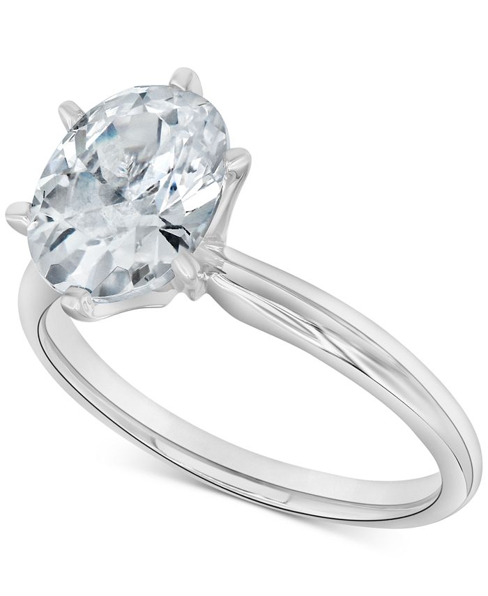Macy s Diamond Oval Solitaire Engagement Ring 1 1 2 ct. t.w. in