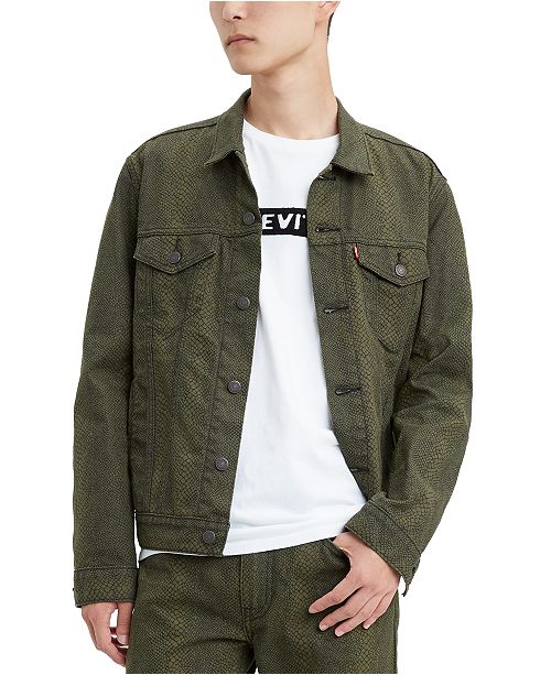 Levi S Men S Limited Collection Cotton Canvas Trucker Jacket