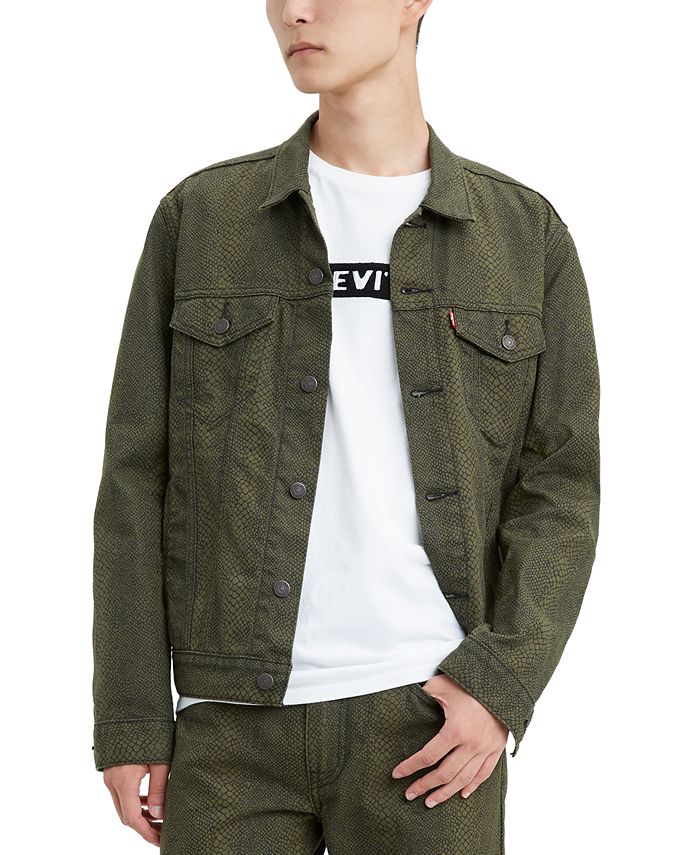 Levi's Men's Limited Collection Cotton Canvas Trucker Jacket, Created for  Macy's & Reviews - Coats & Jackets - Men - Macy's