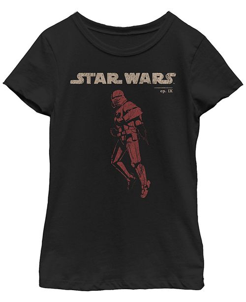 Star Wars Big Girls Rise Of Skywalker Trooper Jet Pack T Shirt