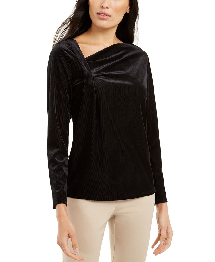 Macys velvet tops clearance