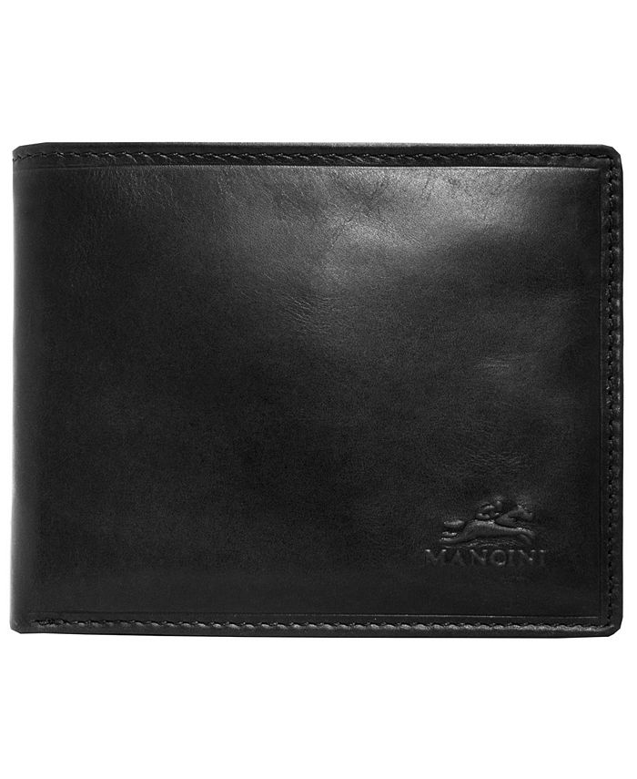 Mancini Men's Boulder Collection RFID Secure Billfold with Removable ...
