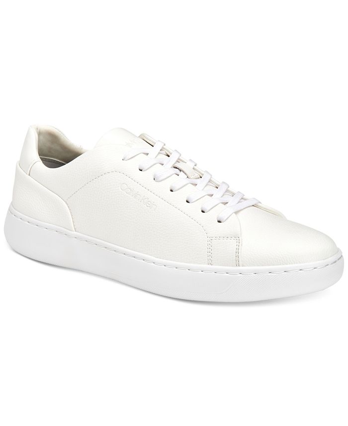 Descubrir 84+ imagen calvin klein white tennis shoes
