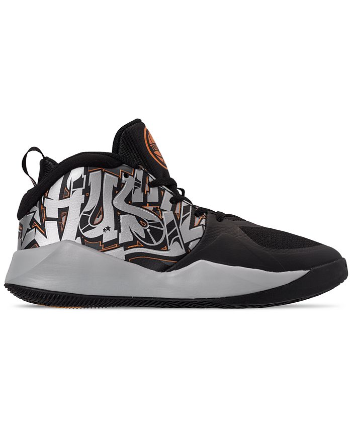 Nike Big Boys Team Hustle D 9 Graphic Basketball Sneakers from Finish