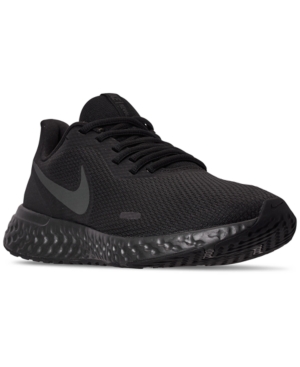 Nike Women's Revolution 5 Running Sneakers From Finish Line In Black/anthracite