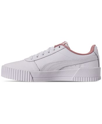 Puma Big Girls Carina Leather Casual Sneakers from Finish Line