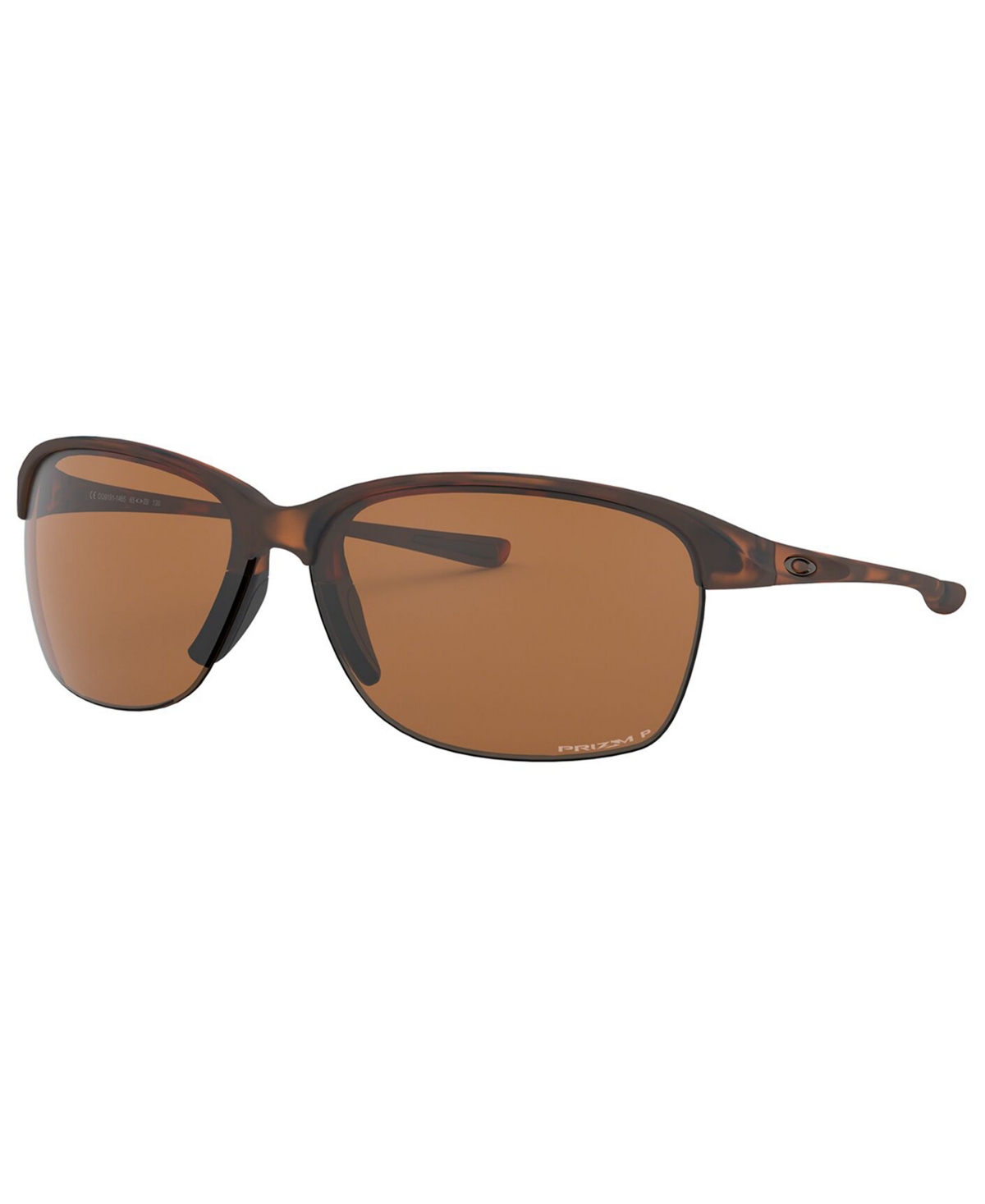 Shop Oakley Polarized Sunglasses, Oo9191 65 Unstoppable In Matte Brown Tortoise,prizm Tungsten Pola