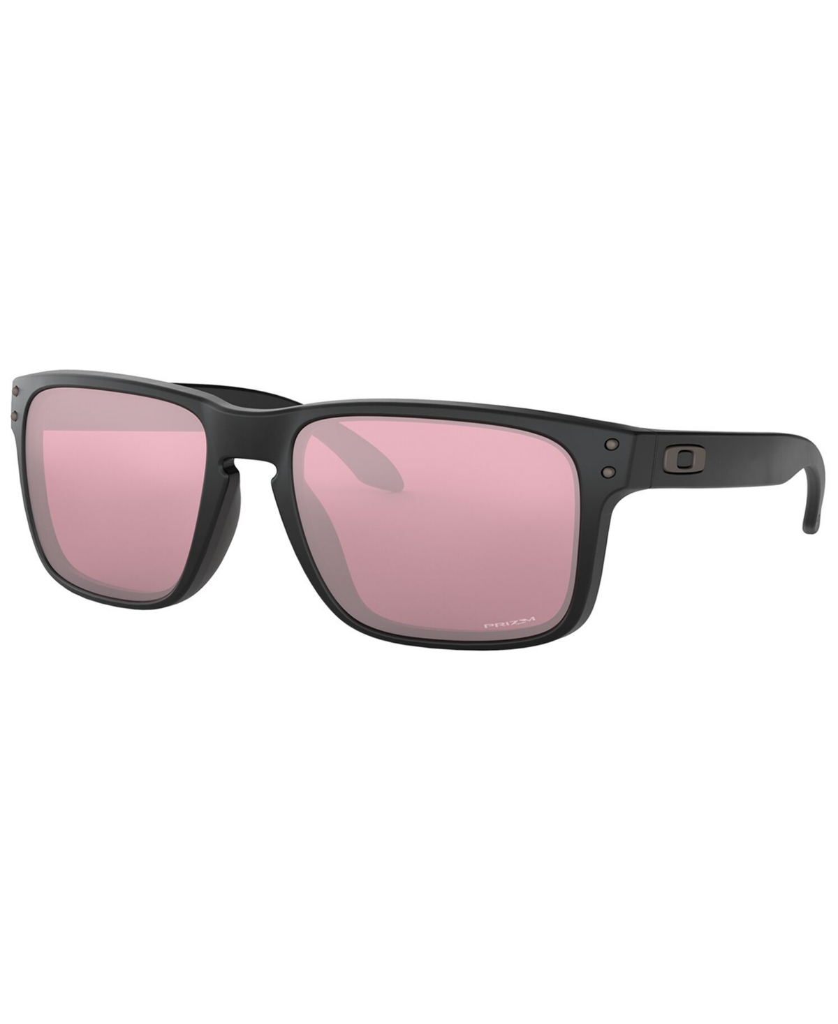 Shop Oakley Men's Sunglasses, Oo9102 Holbrook In Matte Black,prizm Dark Golf