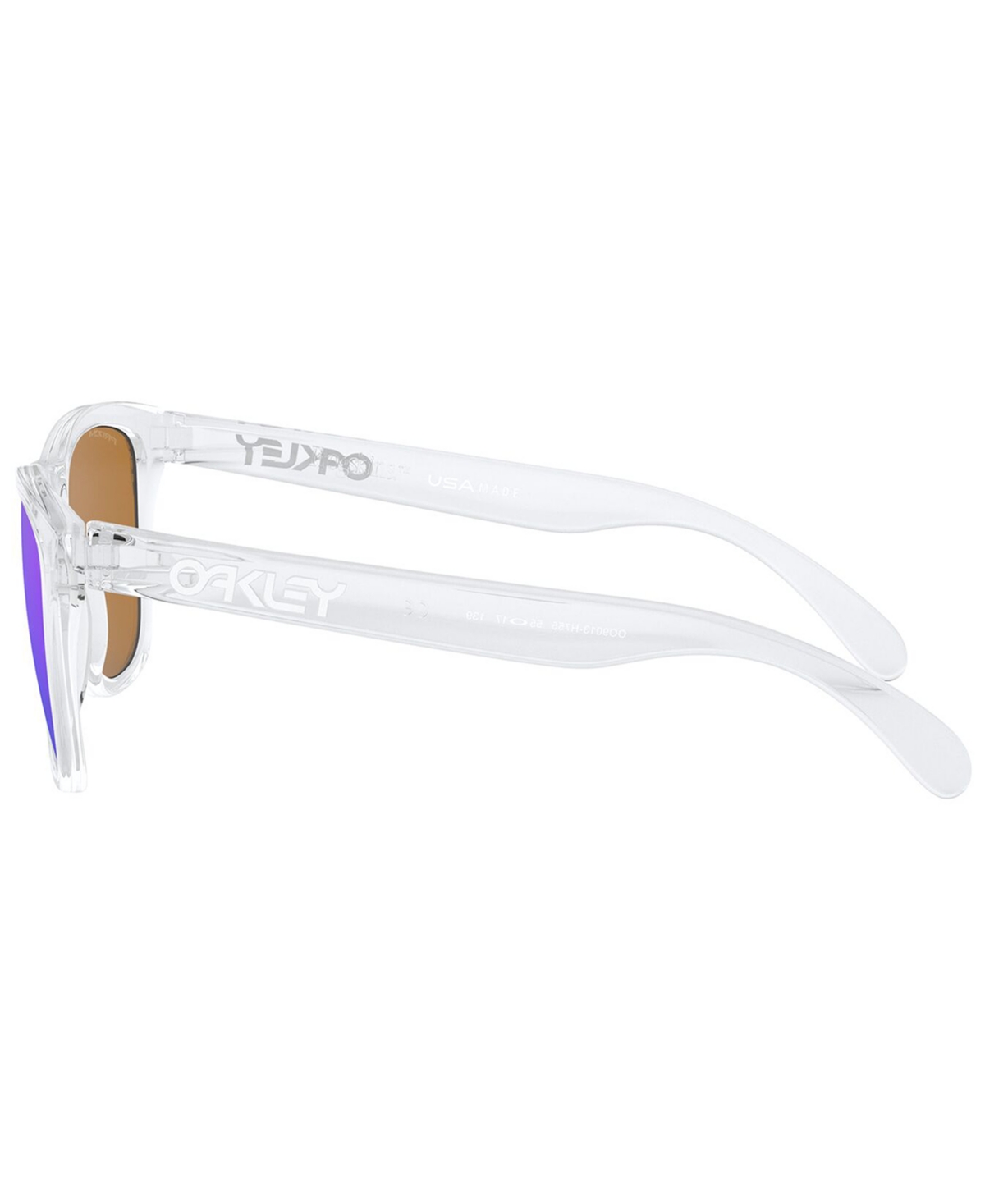 Oakley Frogskins Square-frame Sunglasses In Matte Clear
