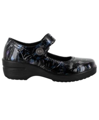 Easy Works by Women's Letsee Mary Jane Clogs