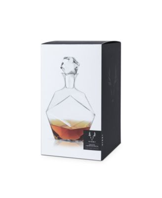 Faceted Crystal Liquor Decanter