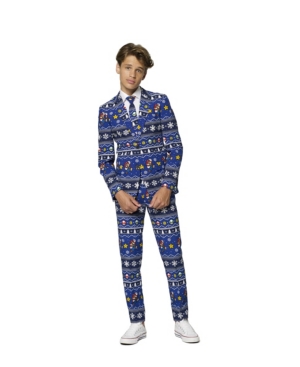 image of Opposuits Big Boys Merry Mario Christmas Suit
