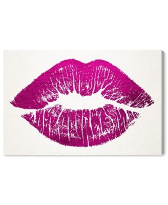 Solid Kiss Pink Canvas Art, 36