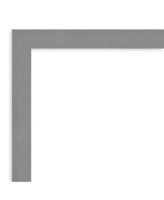 Brushed Framed Bathroom Vanity Wall Mirror, 19.5" x 23.50"