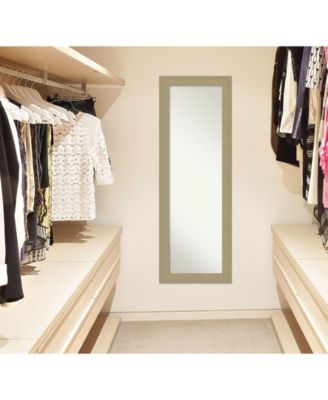 Mosaic Gold-tone on The Door Full Length Mirror, 18.25" x 52.25"