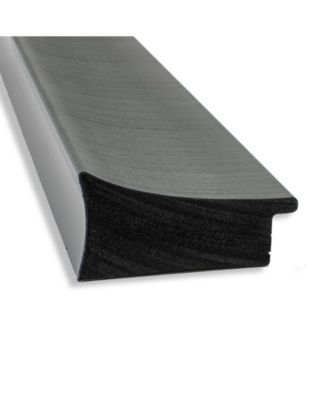 Elegant Brushed Framed Floor/Leaner Full Length Mirror, 28.75" x 64.75"