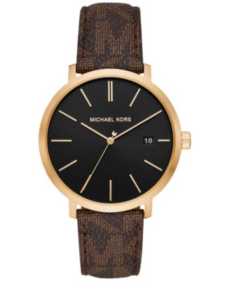 Blake Brown Logo PVC Strap Watch 42mm 