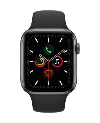 Apple Watch Series 5 GPS, mm Space Gray Aluminum Case with Black