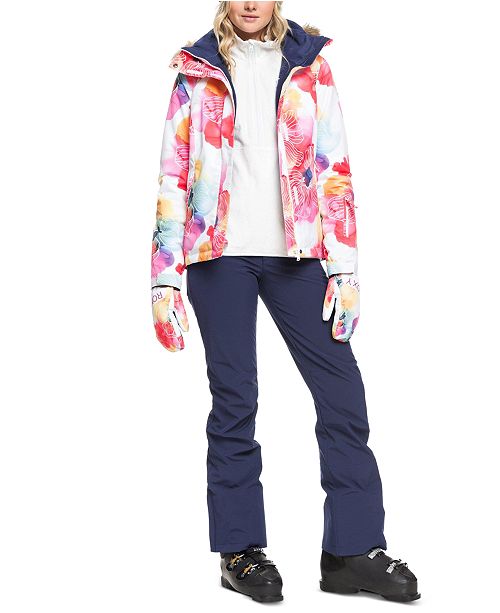 Roxy Juniors' Rising High FleeceLined Ski Pants & Reviews Leggings