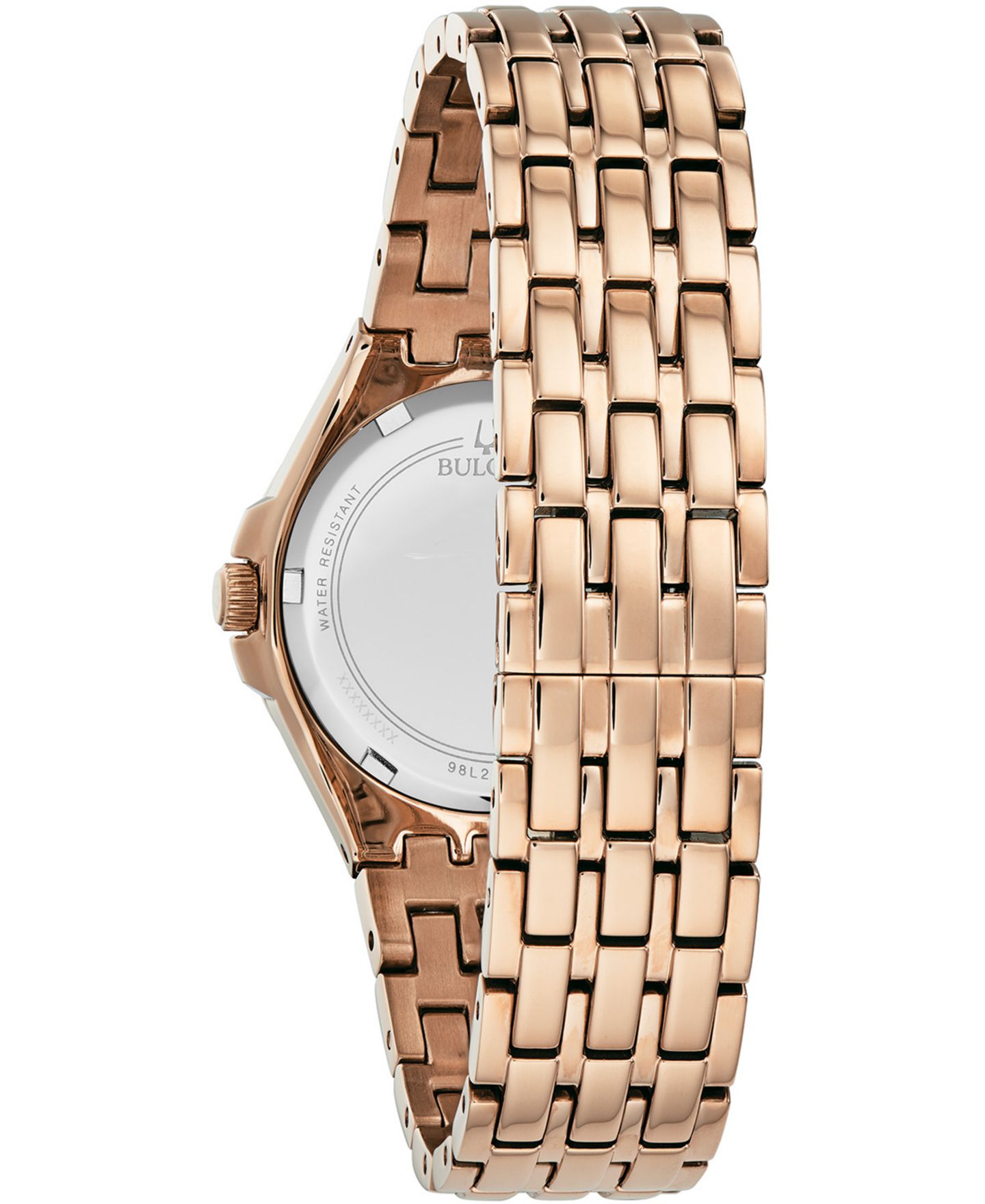 Женские часы Bulova Phantom Rose Gold-Tone Stainless Steel Bracelet Watch 32.5mm — фото 4