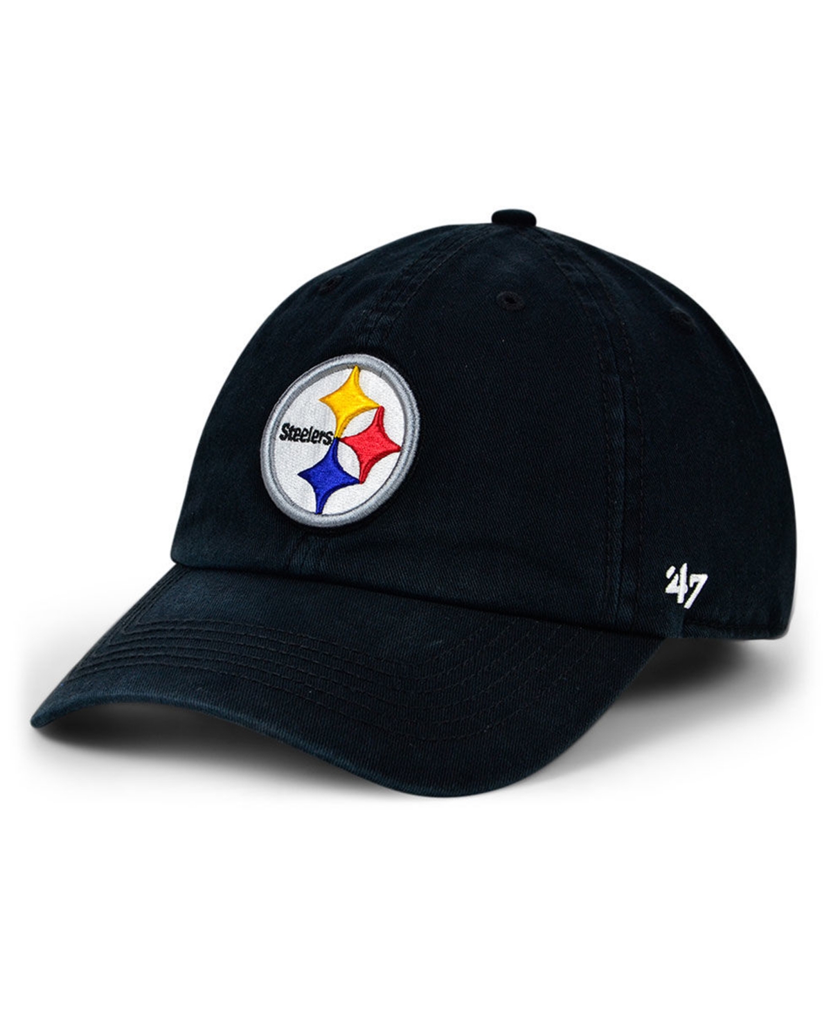 47 Brand Pittsburgh Steelers Classic Franchise Cap In Black