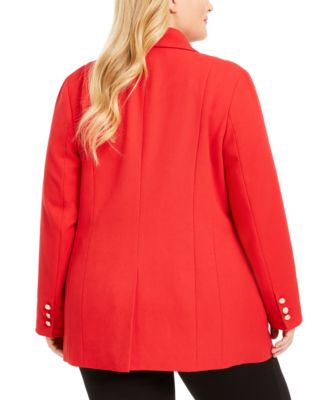 INC International Concepts INC Plus Size Double-Breasted Blazer, Created for Macy's
