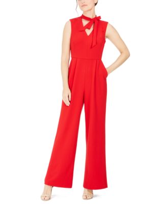 macy's calvin klein red dress