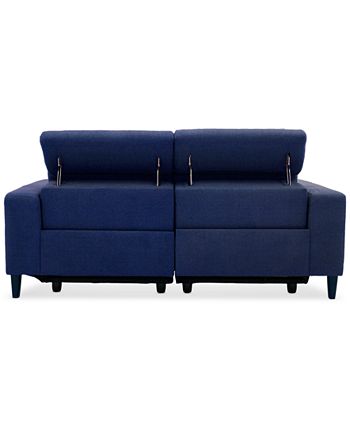 Furniture - Sleannah 2-Pc. Fabric Sofa with 2 Power Recliners