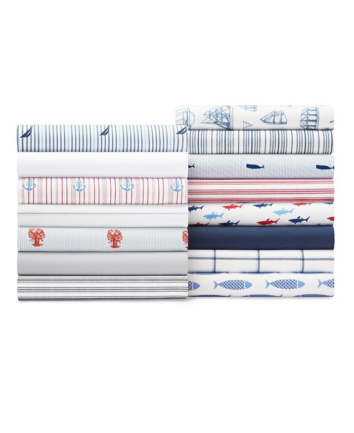 Nautica Beaux Stripe Queen Sheet Set & Reviews Sheets & Pillowcases