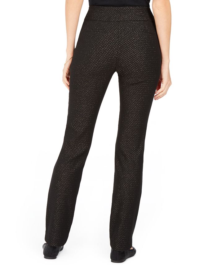 Charter Club Jacquard Pull-On Pants, Created For Macy's & Reviews ...