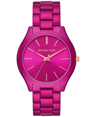 pink MK watch