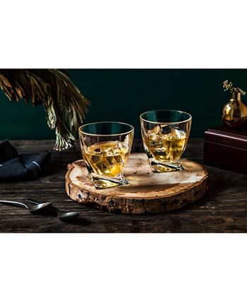 JoyJolt Afina Scotch Whiskey Glasses Set of 2 - Macy's